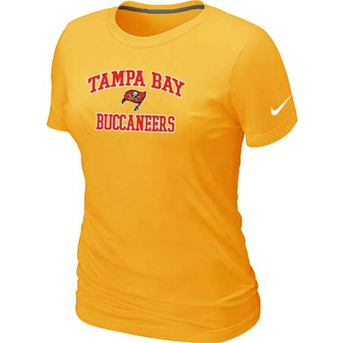 Nike Tampa Bay Buccaneers Women's Heart & Soul NFL T-Shirt - Yellow